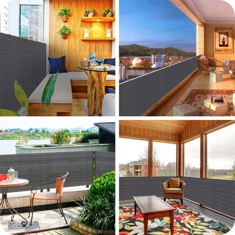 OSŁONA NA BALKON BALKONOWA TARAS SIATKA PRZECIWSŁONECZNA UV 95% 180g 1x5 m