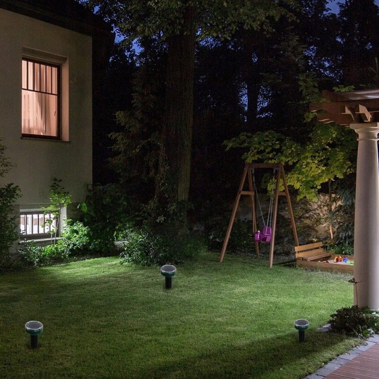 4x SILNY ODSTRASZACZ SOLARNY KRETÓW NORNIC GRYZONI NA KRETY NORNICE MYSZY