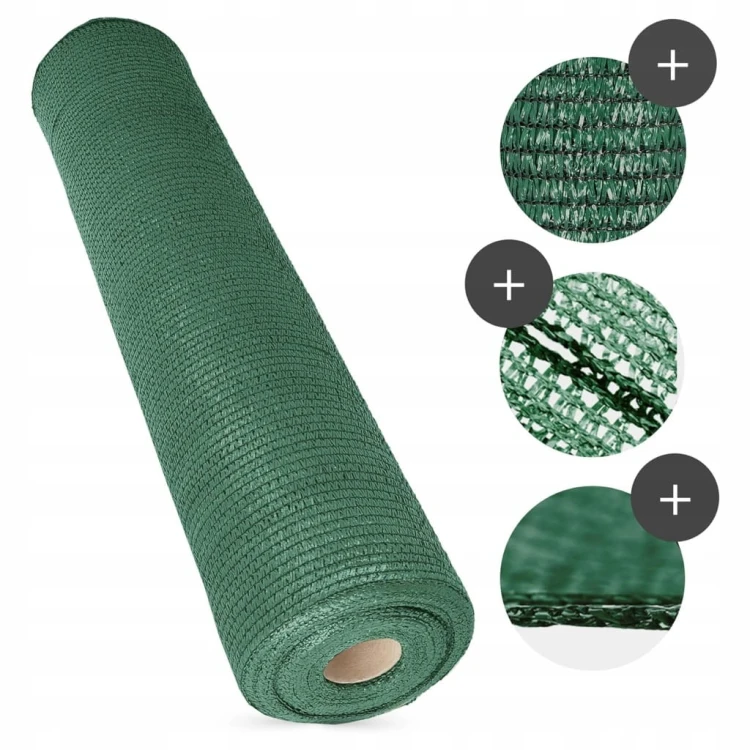 Siatka cieniująca Real Garden 1,5x25 m zielona 60 g/m² UV