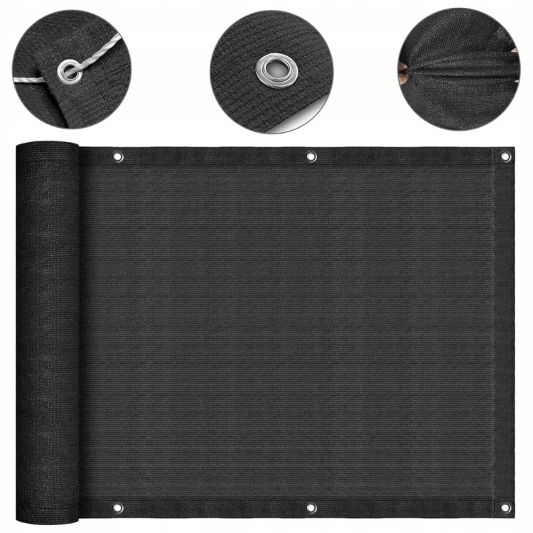 OSŁONA NA BALKON BALKONOWA TARAS SIATKA PRZECIWSŁONECZNA UV 95% 180g 1x5 m