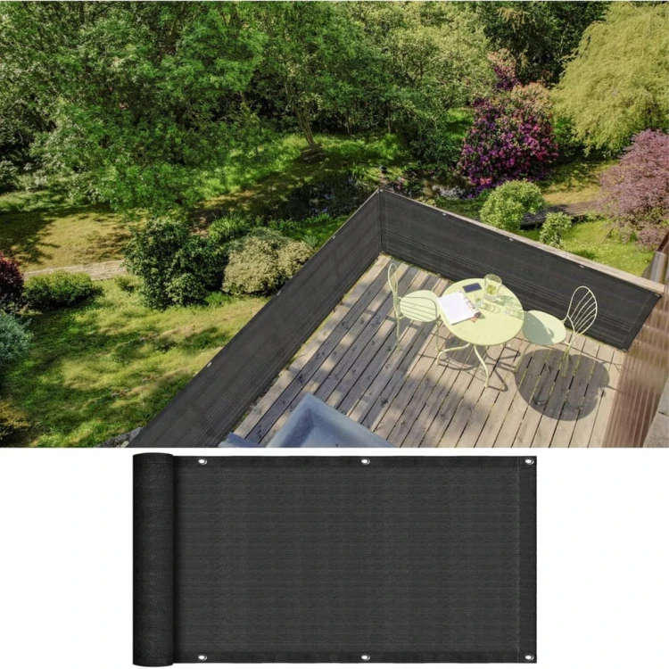 OSŁONA NA BALKON BALKONOWA TARAS SIATKA PRZECIWSŁONECZNA UV 95% 180g 1x5 m