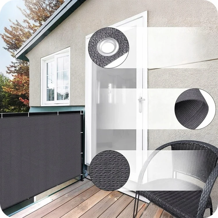 OSŁONA NA BALKON BALKONOWA TARAS SIATKA PRZECIWSŁONECZNA UV 95% 180g 1x6 m
