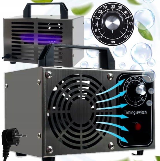 GENERATOR OZONU OZONATOR NOWOCZESNY MOCNY I PRZENOŚNY DO DEZYNFEKCJI