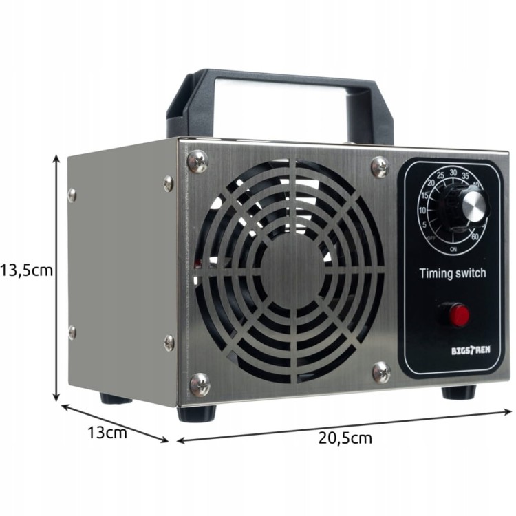 GENERATOR OZONU OZONATOR NOWOCZESNY MOCNY I PRZENOŚNY DO DEZYNFEKCJI