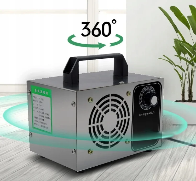 GENERATOR OZONU OZONATOR NOWOCZESNY MOCNY I PRZENOŚNY DO DEZYNFEKCJI