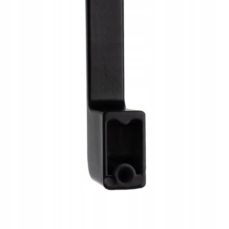 Uchwyt meblowy reling czarny matowe 10,4 x 2,2 x 1,2 cm 10 SZT