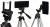Statyw 133cm + Pilot Uchwyt na Telefon Kamerę Aparat Zestaw 4w1 Tripod