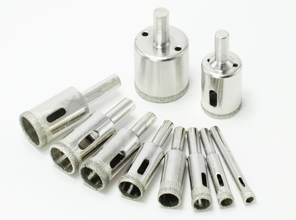 OTWORNICE DIAMENTOWE DO GRESU PŁYTEK SZKŁA KORONKI ZESTAW 15 SZT 6 - 50 mm