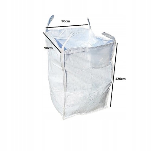WOREK KONTENEROWY BIG BAG MOCNE 1000 KG 90 X 90 X 120 CM BIG BAGI XXL