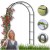 PERGOLA OGRODOWA ŁUK NA RÓŻE KWIATY METALOWA DEKORACYJNA 240 cm