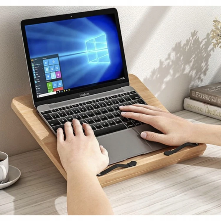 PODSTAWKA POD KSIĄŻKĘ STOJAK PODPÓRKA NA TABLET DO CZYTANIA BAMBUS