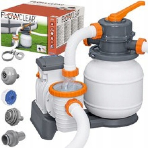 POMPA PIASKOWA DO BASENU FILTRUJĄCA DO BASENÓW WĘŻE 5678 L/H BESTWAY 58497