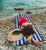 MATA PLAŻOWA NA PLAŻE KAMIENISTE GRUBA DUŻA XXL KOC PLAŻOWY SKŁADANA 190CM