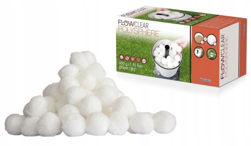 KULKI FILTRACYJNE DO POMPY PIASKOWEJ BASENOWEJ 500G WKŁAD DO BASENU BESTWAY