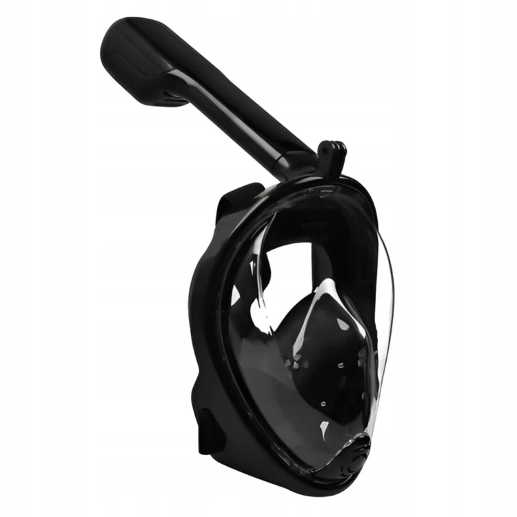 MASKA DO NURKOWANIA PEŁNOTWARZOWA DO SNORKELINGU NURKOWANIE CZARNY L/XL