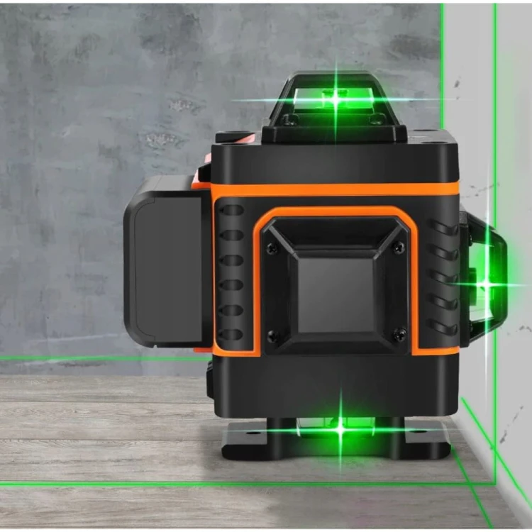 POZIOMICA LASEROWA KRZYŻOWA SAMOPOZIOMUJĄCA PŁASZCZYZNOWA LASER 4D 360 °