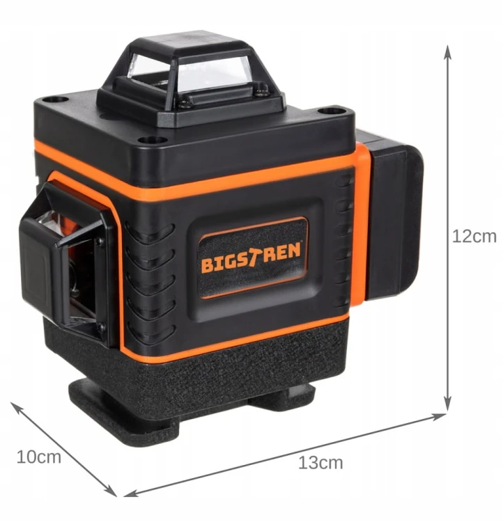 POZIOMICA LASEROWA KRZYŻOWA SAMOPOZIOMUJĄCA PŁASZCZYZNOWA LASER 4D 360 °