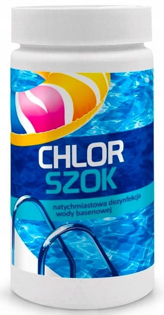 CHLOR SZOK DO BASENU GRANULAT GAMIX 1KG CHEMIA BASENOWA DEZYNFEKCJA