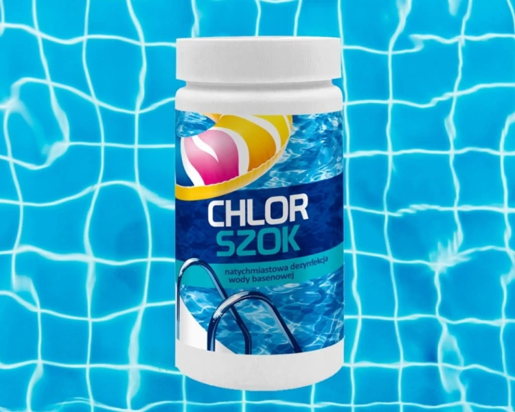 CHLOR SZOK DO BASENU GRANULAT GAMIX 1KG CHEMIA BASENOWA DEZYNFEKCJA