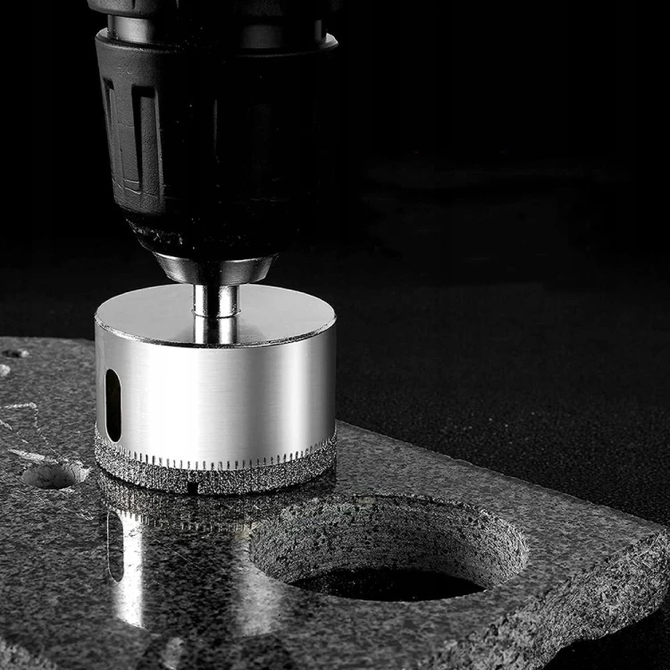 OTWORNICE DIAMENTOWE DO GRESU PŁYTEK SZKŁA KORONKI ZESTAW 10 SZT 6 - 68 mm