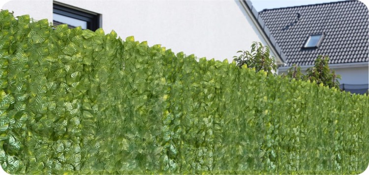 SZTUCZNY ŻYWOPŁOT BLUSZCZ NA OGRODZENIE BALKON ŚCIANĘ SIATKA 3 m x 50 cm