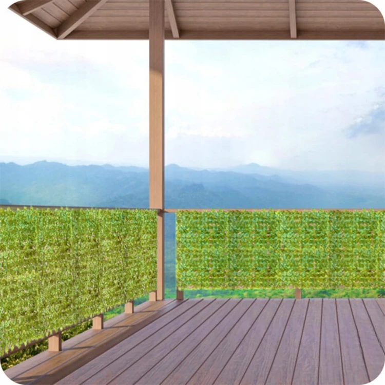 SZTUCZNY ŻYWOPŁOT BLUSZCZ NA OGRODZENIE BALKON ŚCIANĘ SIATKA 3 m x 50 cm
