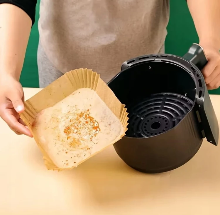 300 x WKŁAD PAPIEROWY AIR FRYER FOREMKI TACKI DO FRYTKOWNICY BEZTŁUSZCZOWEJ