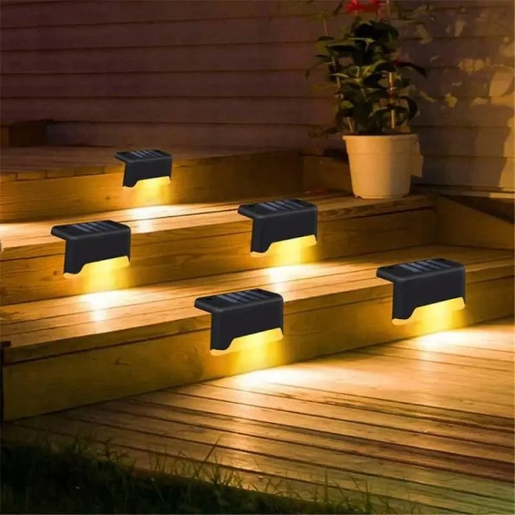 8x LAMPA SOLARNA NA SCHODY LAMPKI OGRODOWE LED SCHODOWE NA TARAS ZEWNĘTRZNE