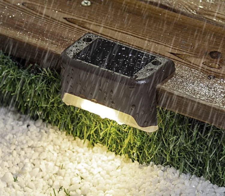 8x LAMPA SOLARNA NA SCHODY LAMPKI OGRODOWE LED SCHODOWE NA TARAS ZEWNĘTRZNE