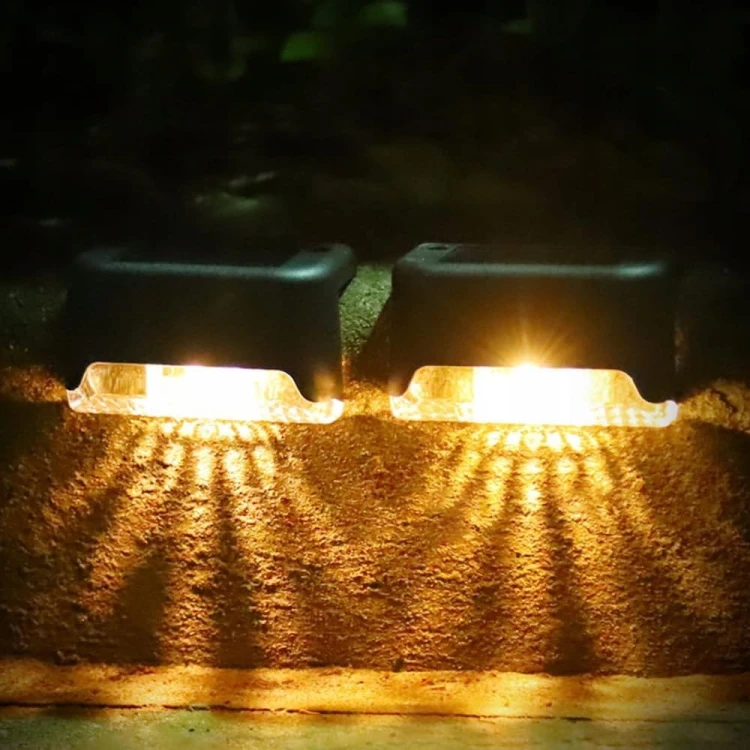 8x LAMPA SOLARNA NA SCHODY LAMPKI OGRODOWE LED SCHODOWE NA TARAS ZEWNĘTRZNE