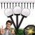 12x KULA SOLARNA LAMPA LED OGRODOWA WBIJANA BIAŁA 36CM KULE OGRODOWE LAMPKI