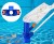 ZESTAW BASENOWY ODKURZACZ DO CZYSZCZENIA DNA BASENU JACUZZI SIATKA +KIJ 4W1