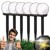 6x KULA SOLARNA LAMPA LED OGRODOWA WBIJANA BIAŁA 36 CM KULE OGRODOWE LAMPKI