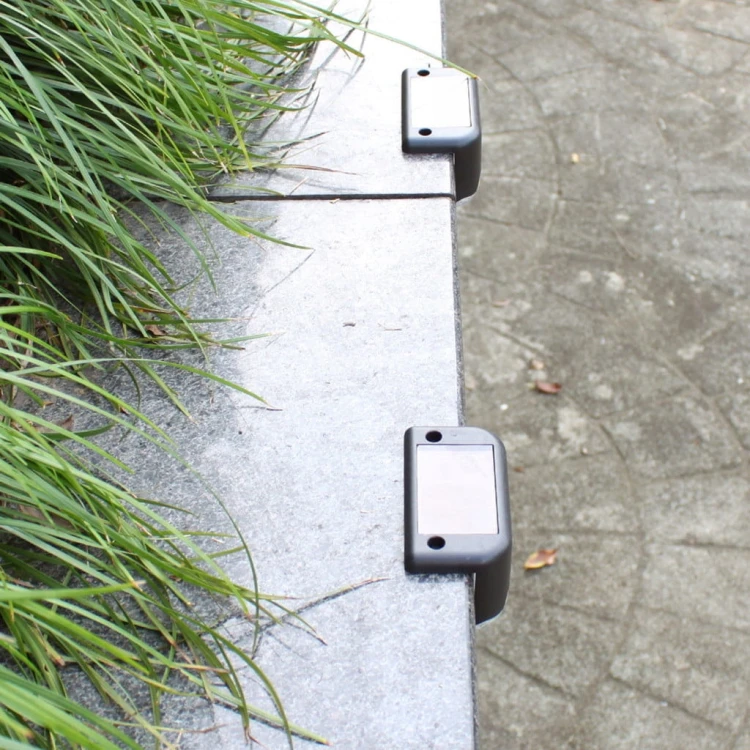 8x LAMPA SOLARNA NA SCHODY LAMPKI OGRODOWE LED SCHODOWE NA TARAS ZEWNĘTRZNE