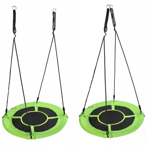 HUŚTAWKA OGRODOWA DLA DZIECI BOCIANIE GNIAZDO FOTEL WISZĄCY 120 CM DUŻA XL