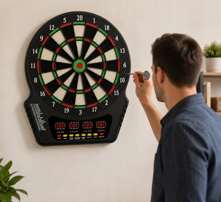 Tarcza do Darta Elektroniczna Trizand Gra w Rzutki LED Zestaw Akcesoria