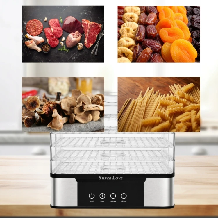 SUSZARKA DO GRZYBÓW OWOCÓW WARZYW ZIÓŁ SPOŻYWCZA MOCNA 1000W DUŻA XXL 5 SIT