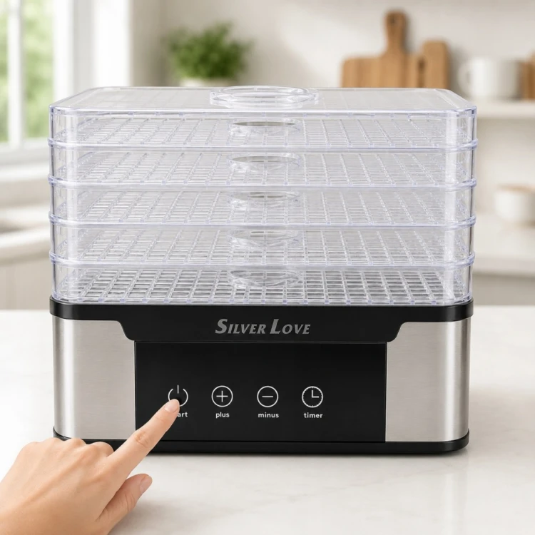 SUSZARKA DO GRZYBÓW OWOCÓW WARZYW ZIÓŁ SPOŻYWCZA MOCNA 1000W DUŻA XXL 5 SIT