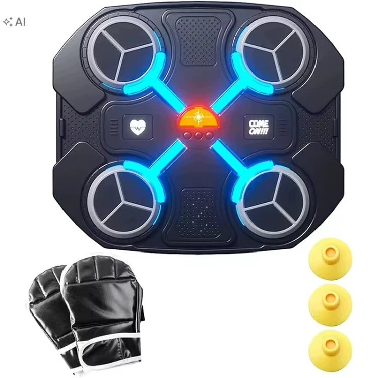 Tarcza do Boksowania Bezprzewodowa Bluetooth Rekawice Przyssawki Zestaw