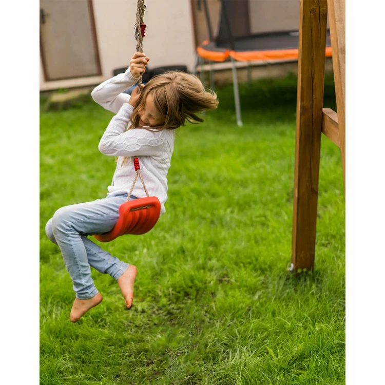 HUŚTAWKA OGRODOWA DLA DZIECI płaska DESKA ŁAWKA BUJAWKA REGULOWANA 50KG