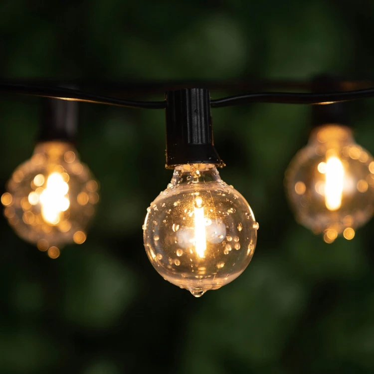 GIRLANDA LED OGRODOWA NA LAMPKI ŚWIETLNA ŻARÓWKA WODOSZCZELNA ŁAŃCUCH 20 M