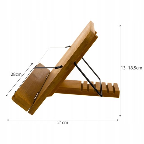 Stojak Podstawka na Książkę Podpórka pod Tablet