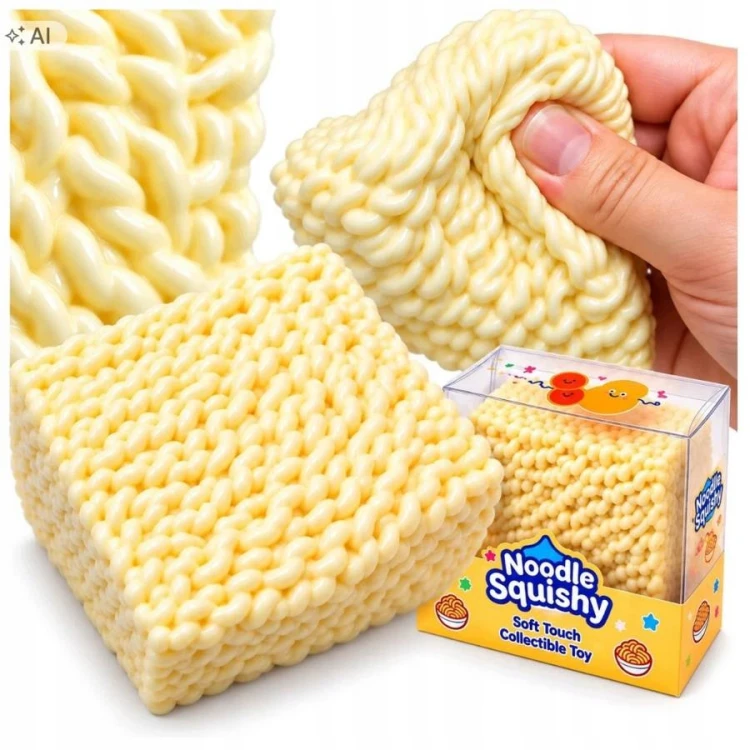 GNIOTEK CHRUPIĄCY MAKARON NOODLE ZUPKA CHIŃSKA CRUNCHY SQUISHY SLOW RISING