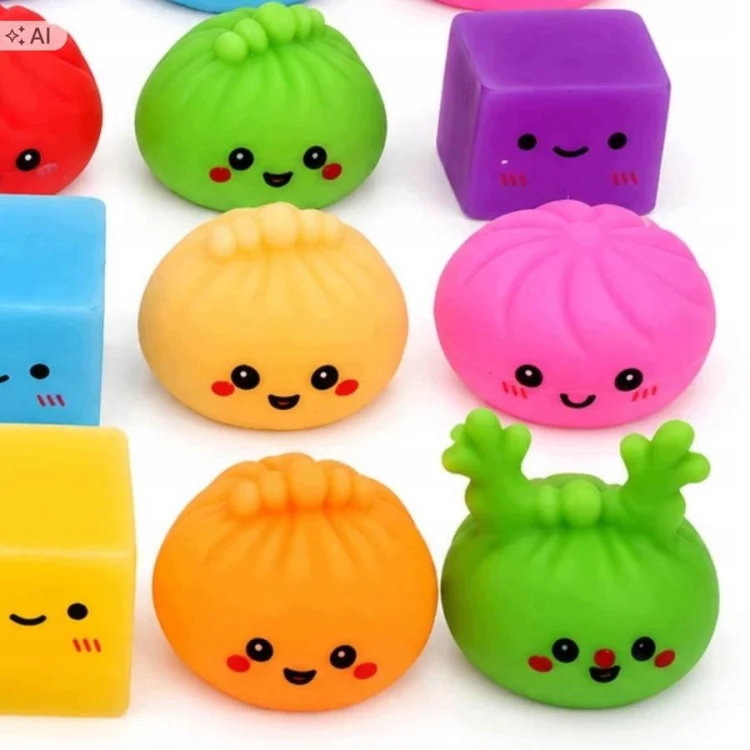 KALENDARZ ADWENTOWY SQUISHY 24 GNIOTKI DUMPLING ZABAWKI PREZENT ŚWIĘTA
