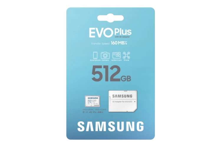Karta pamięci micro SD 512 GB Samsung EVO Plus 2024r MB-MC512SA/EU