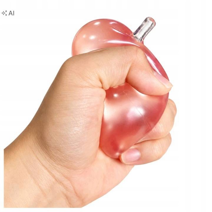 Jabłko zielone gniotek antystresowy squishy zabawka sensoryczna