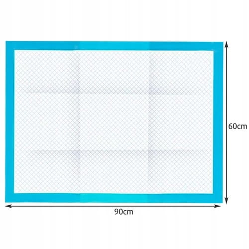 PODKŁADY HIGIENICZNE CHŁONNE MATY DLA PSA DO NAUKI SIKANIA 90X60 CM 50 SZT
