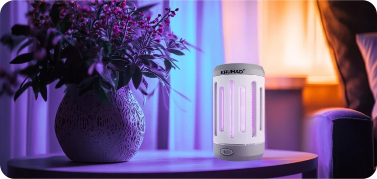 Lampa Owadobójcza UV 5W Na Muchy Komary Owady Osy Ćmy Pułapka Elektryczna