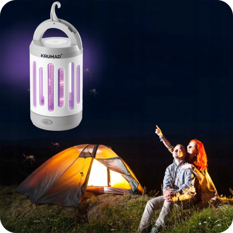 Lampa Owadobójcza UV 5W Na Muchy Komary Owady Osy Ćmy Pułapka Elektryczna