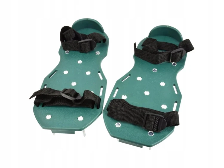 AERATOR WERTYKULATOR BUTY Z KOLCAMI DO NAPOWIETRZANIA TRAWNIKA OGRODU KOLCE
